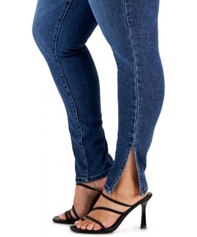 Women's Trendy Plus Size Relaxed Skinny Side-Slit Jeans (Tanager, 20W) $15.17 Jeans