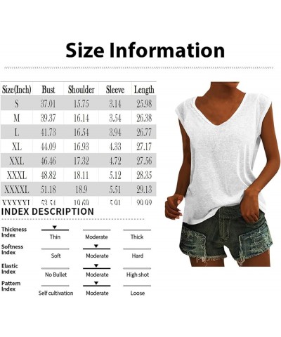 Womens Tank Tops Loose Fit V-Neck T-Shirt Fashion Casual Sleeveless Vest Solid Loose Blouse Pullover Tank Tops 05-hot Pink $9...