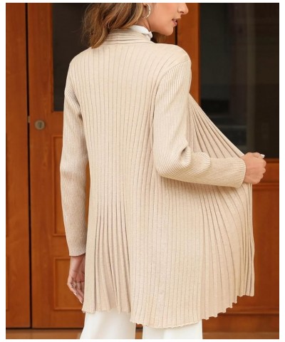 Womens Cardigan Sweaters for Women Lightweight Long Sleeve Open Front Casual Knit Sweaters Coat Soft Sweaters Khaki $11.07 Sw...