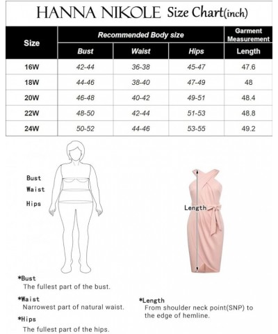 Plus Size Dresses for Curvy Women Halter Neck Sleeveless Wrap Front Ruched Bodycon Dress Party Dress Pink $25.90 Dresses