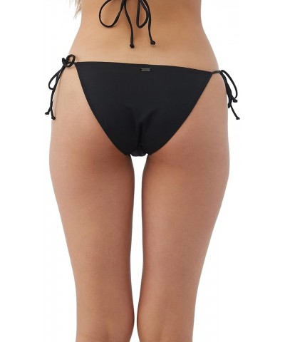 Women's Maracas Tie Side Bikini Bottoms - Medium Coverage Women's Bathing Suit Bottom with Side Tie String Detail Black | Sal...