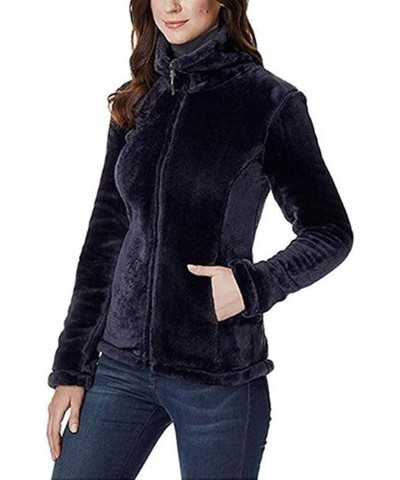 Heat Women Soft & Cozy Plush Velvet Full Zip Jacket Storm $25.64 Jackets