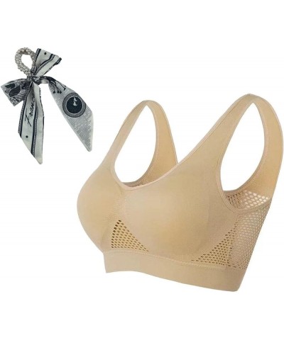 Hanaus Bra, Hanahome Bra, Hanahome Sports Bra, Breathable Sports Bra, Breathable Cool Liftup Air Bra Skin $8.99 Lingerie