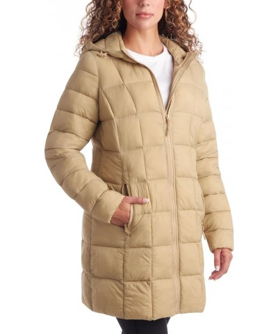 Women's Winter Jacket - Long Length Quilted Puffer Parka - Heavyweight Outerwear Coat for Women (S-XL) Boulder Beige $27.59 J...