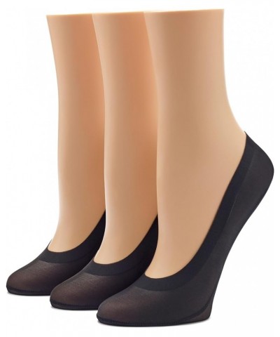 Women's Classic Perfect Edge Liner 3 Pack Black $8.92 Socks