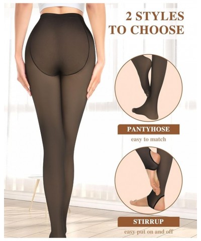 Black Tights for Women Nude Tights Opaque Tights Control Top Pantyhose Skin Colored Tights Tan Tights Footed Coffee Transluce...