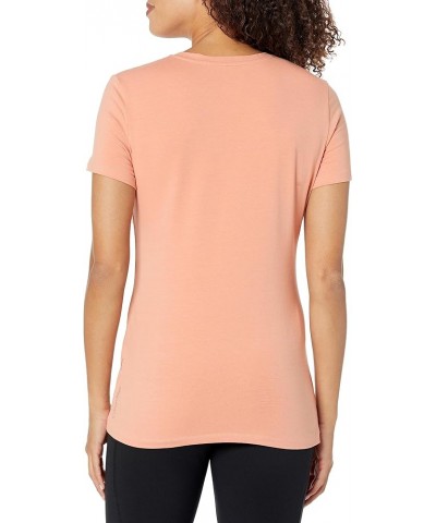 Women's Logo Short Sleeve Crewneck Tee Tea Rose $15.33 T-Shirts