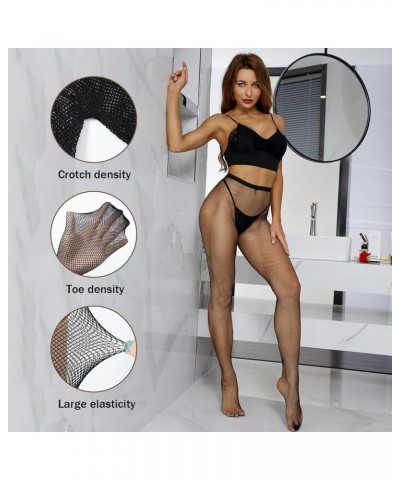 Mesh Pants Sheers Plus Size Fishnet Stockings for Women Pantyhose Bodysuit Tights Leggings Dancewear Medias Black Mix Fishnet...