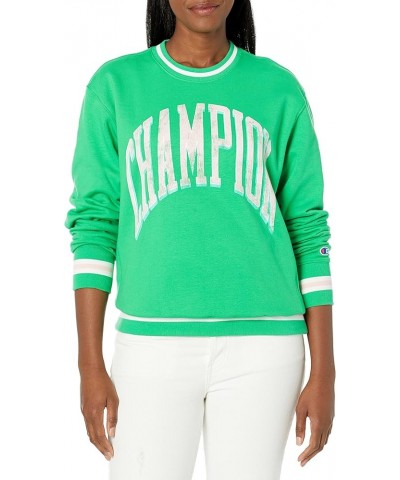 Midweight Crew, Oversized, Women's Sweatshirts Green Crisp $15.67 Activewear