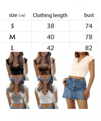 Women's Tank Tops Sleeveless Round Neck Hollow Out Tight Crop Tops T-Shirt Gothic E-Girls Summer Sexy Y2K Streetwear A-brown ...