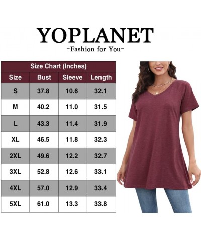 Womens Long Tunics or Tops to Wear with Leggings Short/Long Sleeve Blouses Shirts O Neck Grey $13.20 Tops