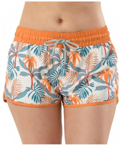 Women's Quick Dry Athletic Casual Beach Shorts Boardshorts Tankini Bottom 06orange - Hawaii $12.99 Swimsuits