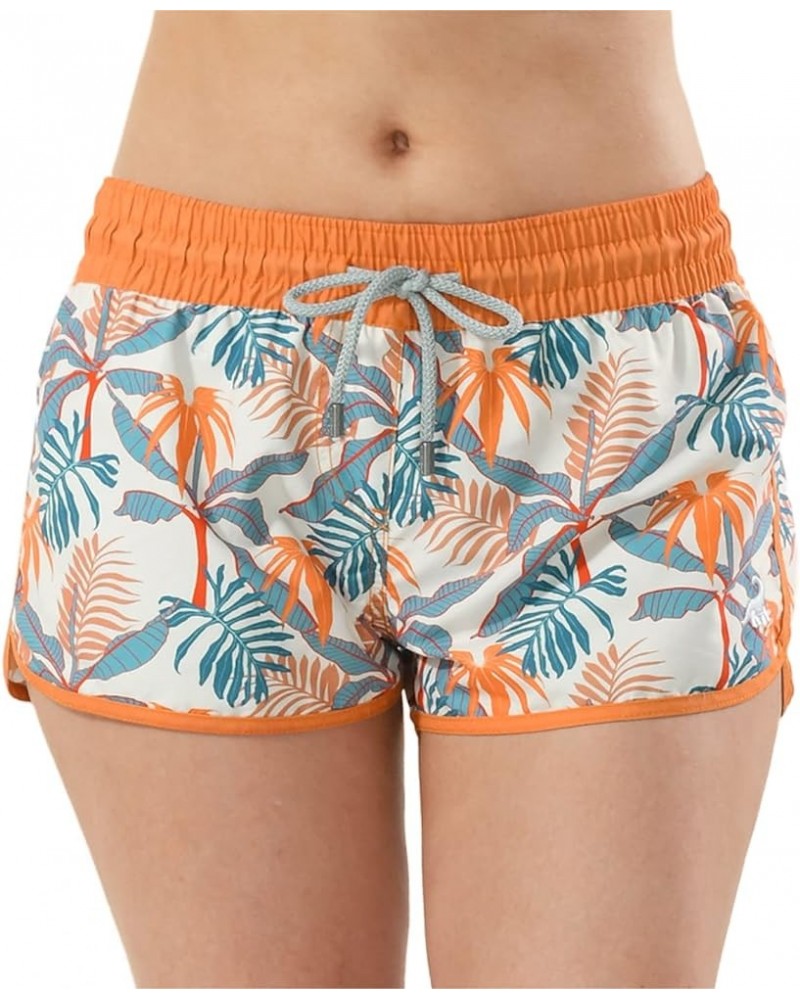 Women's Quick Dry Athletic Casual Beach Shorts Boardshorts Tankini Bottom 06orange - Hawaii $12.99 Swimsuits