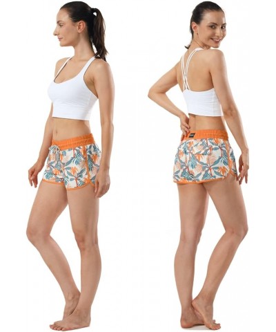 Women's Quick Dry Athletic Casual Beach Shorts Boardshorts Tankini Bottom 06orange - Hawaii $12.99 Swimsuits