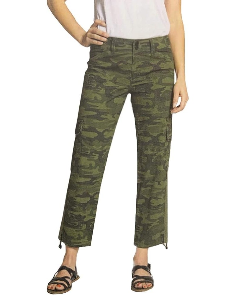 Ladies' Cargo Ankle Pants Green $18.51 Pants