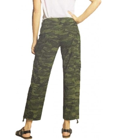 Ladies' Cargo Ankle Pants Green $18.51 Pants