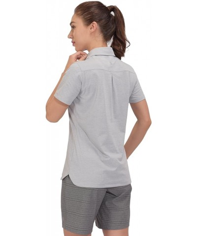 Women's Quick Dry Lightweight Golf Polo Shirt Short Sleeve Moisture Wicking Tees 2. Light Gray $13.95 Activewear