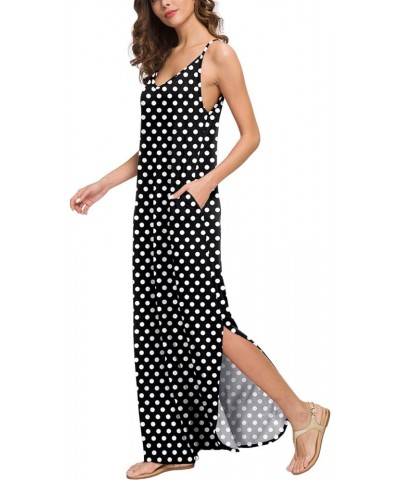 Summer Dresses for Women 2022 V Neck Long Cami Casual Beach Cover Up Maxi Dresses with Pocket 21 Fp Pd Black $10.19 Swimsuits