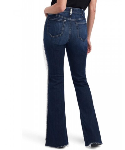 Female R.E.A.L. High Rise Fringe Flare Jean Midnight 31 $43.10 Jeans