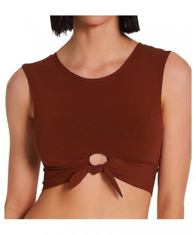 Women's Ava Tank Bikini Top Cocoa $42.01 Others