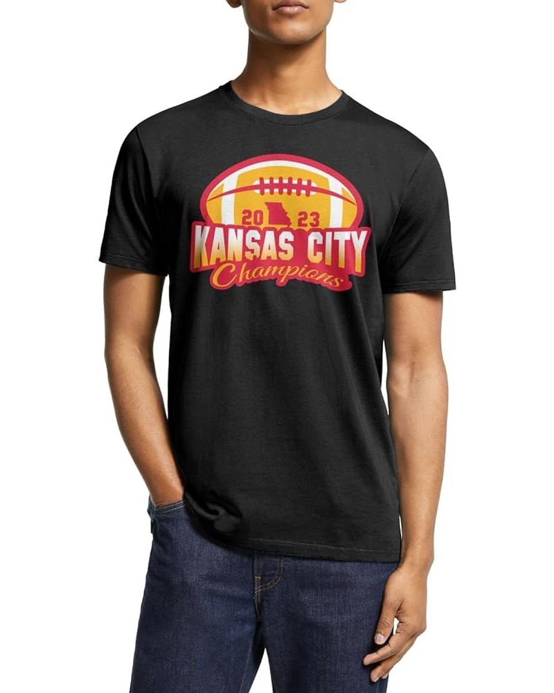 Football Red and Gold Champions Shirts for Men Women Youth,Fans Apparel,Size:S-5XL mens Black-3 $11.99 T-Shirts