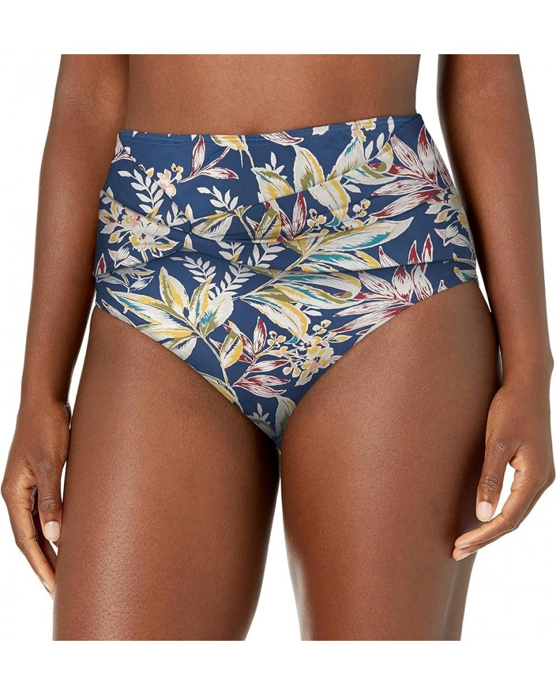 Women's Standard High Waist Bikini Bottom Twilight Tropical $13.31 Swimsuits