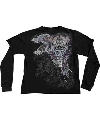 Y2k Women Grunge Long Sleeve Top Vintage Aesthetic Gothic Graphic Print T Shirt Oversized Baggy Tee Clothes Black Wing $11.76...