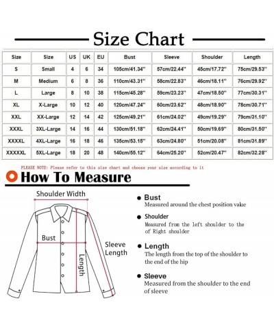 Winter Coat for Women 2023 Sherpa Lined Denim Coat Button Down Long Sleeve Lapel Collar Jacket Outerwear with Pockets Green $...