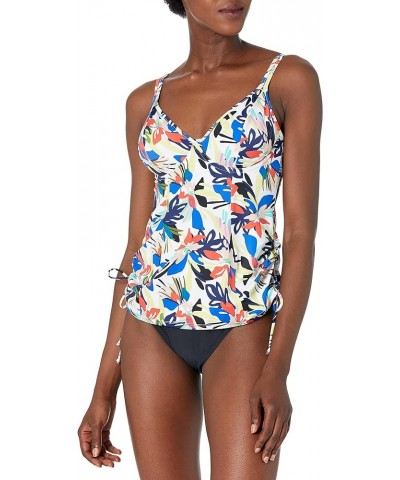 Women's Standard Anya Riva Balconette Underwire Tankini Top Floral Print $15.72 Swimsuits