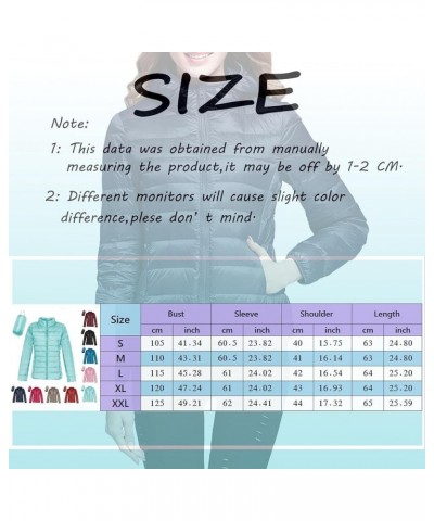 Women's Hooded Packable Puffer Jackets Winter Lightweight Warm Down Coats Trendy Slim Fit Windproof Duck Down Outwear 02-blue...