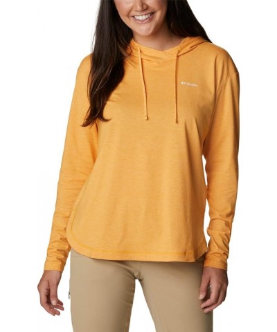 Women's Sun Trek Hooded Pullover Mango Heather $24.60 Activewear