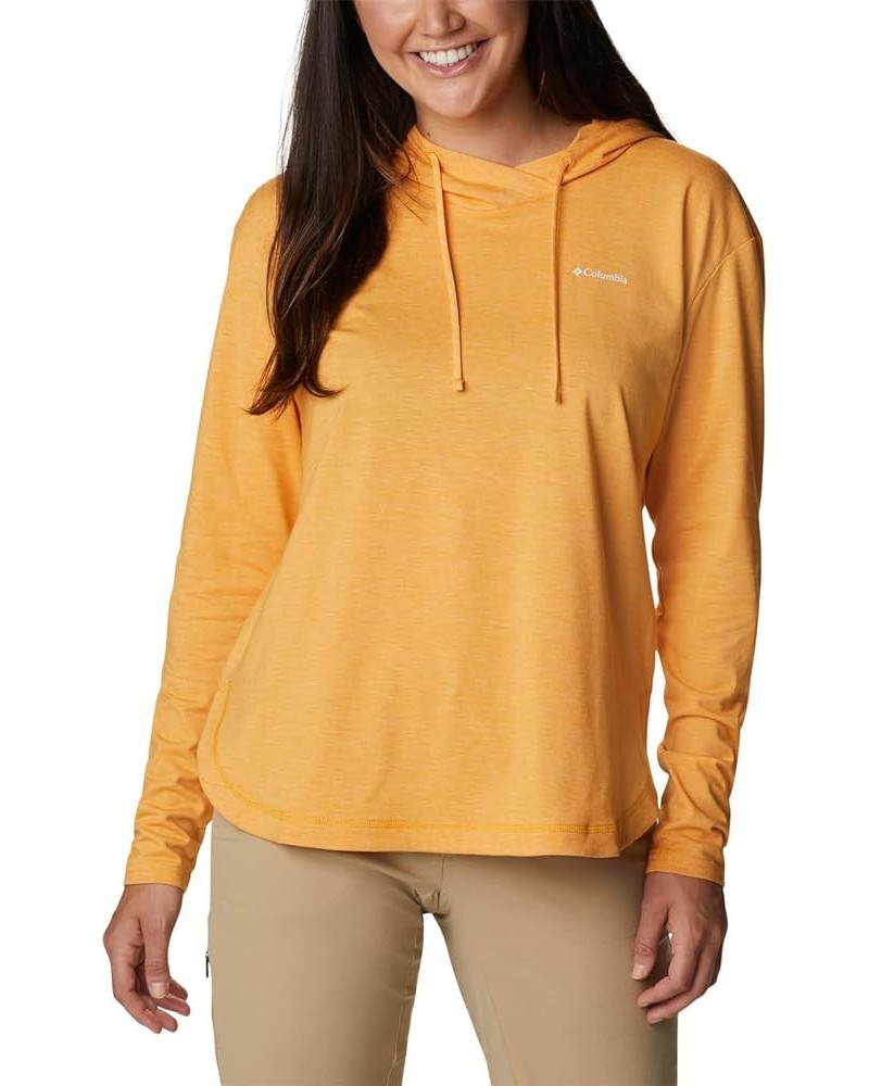 Women's Sun Trek Hooded Pullover Mango Heather $24.60 Activewear