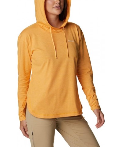 Women's Sun Trek Hooded Pullover Mango Heather $24.60 Activewear