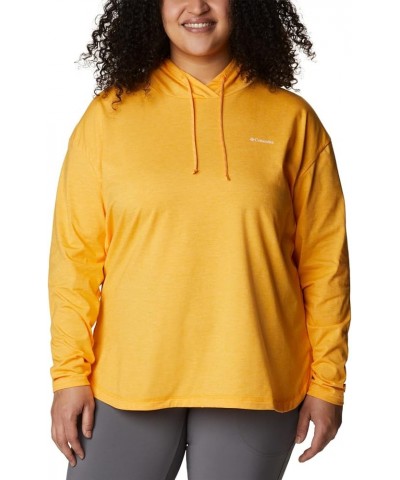 Women's Sun Trek Hooded Pullover Mango Heather $24.60 Activewear