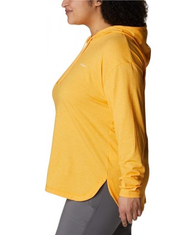 Women's Sun Trek Hooded Pullover Mango Heather $24.60 Activewear