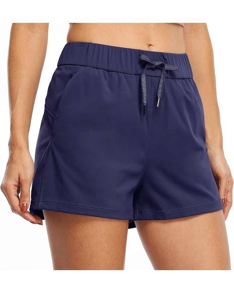 Women's Shorts Hiking Athletic Shorts Yoga Lounge Active Workout Running Shorts Comfy Casual with Pockets 2.5 Blue $12.47 Act...