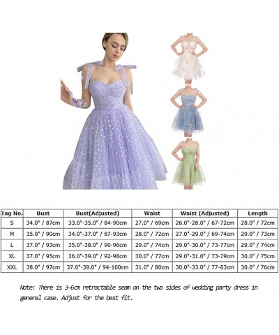 Women's Tie Strap Tulle Prom Dresses Sweetheart Flower Embroidery Dress Short Formal Party Mini Homecoming Dresses for Teens ...