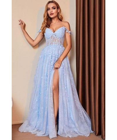 Tulle Lace Applique Prom Dresses Long for Women 2024 Spaghetti Straps A-Line Evening Cocktail Party Dresses YO035 Dusty Sage ...