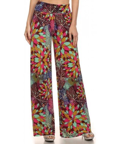 Women's Wide Leg Palazzo Pants with Fold-Over Waist Secret Garden $14.27 Pants