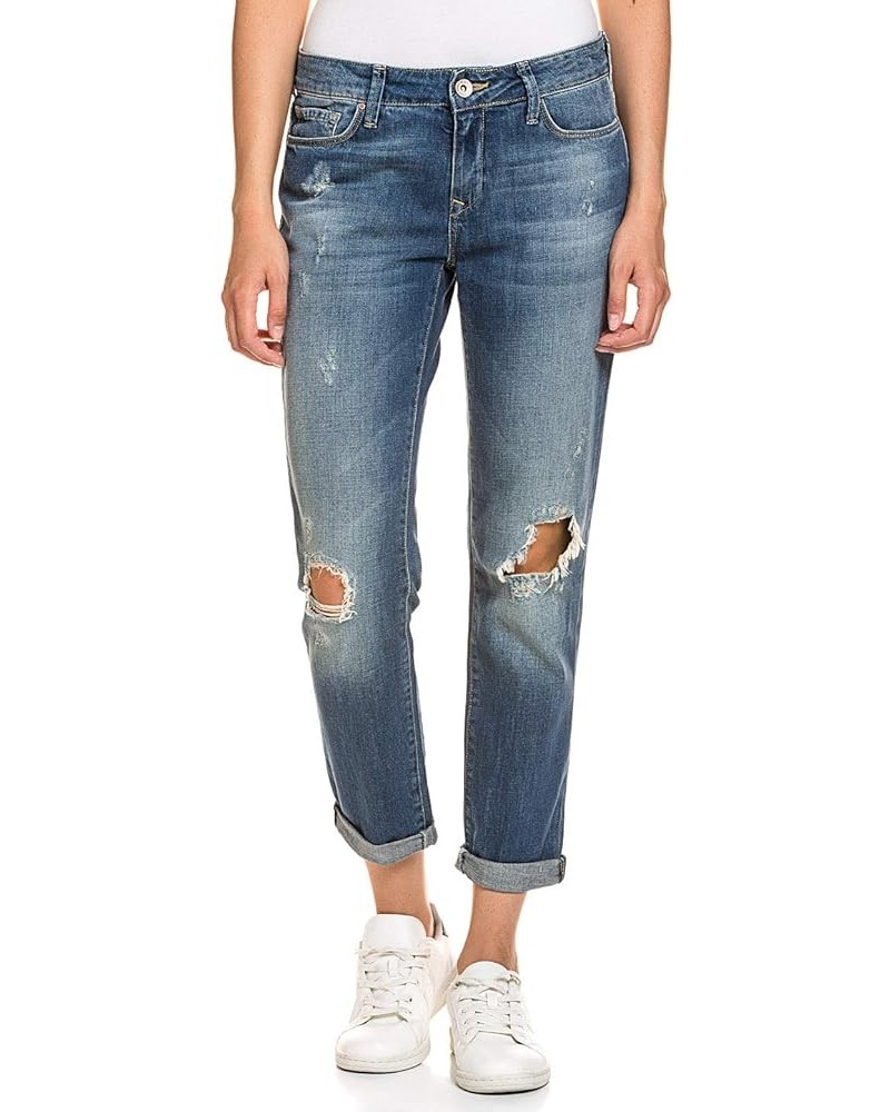 Women's Ada High-Rise Boyfriend Jeans Dark Ripped Vintage $40.82 Jeans