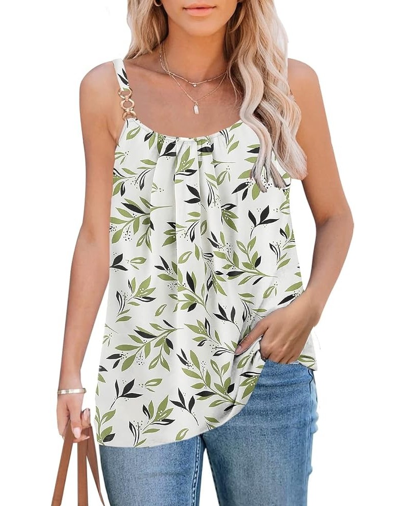 Womens Summer Tops Flattering Tank Top Fashion Camisole Loose Fit Womens Tops with Cute Printing 8print-2 $8.99 Tanks