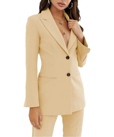 Women's Suits Two Piece Notch Lapel Slim Fit Work Suit Lady Outfit Casual Jacket and Pant Mint Green $30.08 Suits