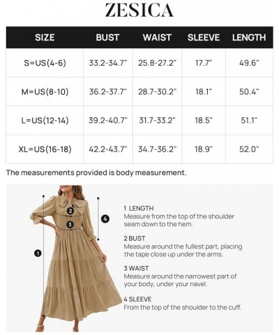 Women's Summer V Neck Maxi Dress Casual Short Sleeve Elastic High Tiered A Line Flowy Beach Party Long Dress Khaki $24.74 Dre...