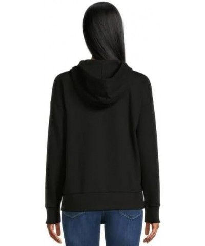 Women's Zip Up Hoodie Black $16.53 Hoodies & Sweatshirts