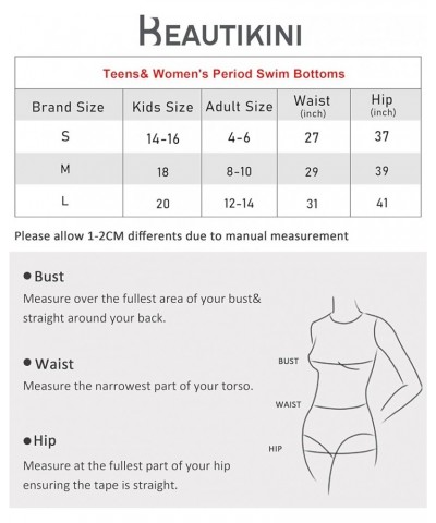 Period Swimwear Menstrual Leakproof Swim Bottom 2-in-1 Athletic Shorts Period Bathing Suit Shorts for Girl, Teens Purple $21....