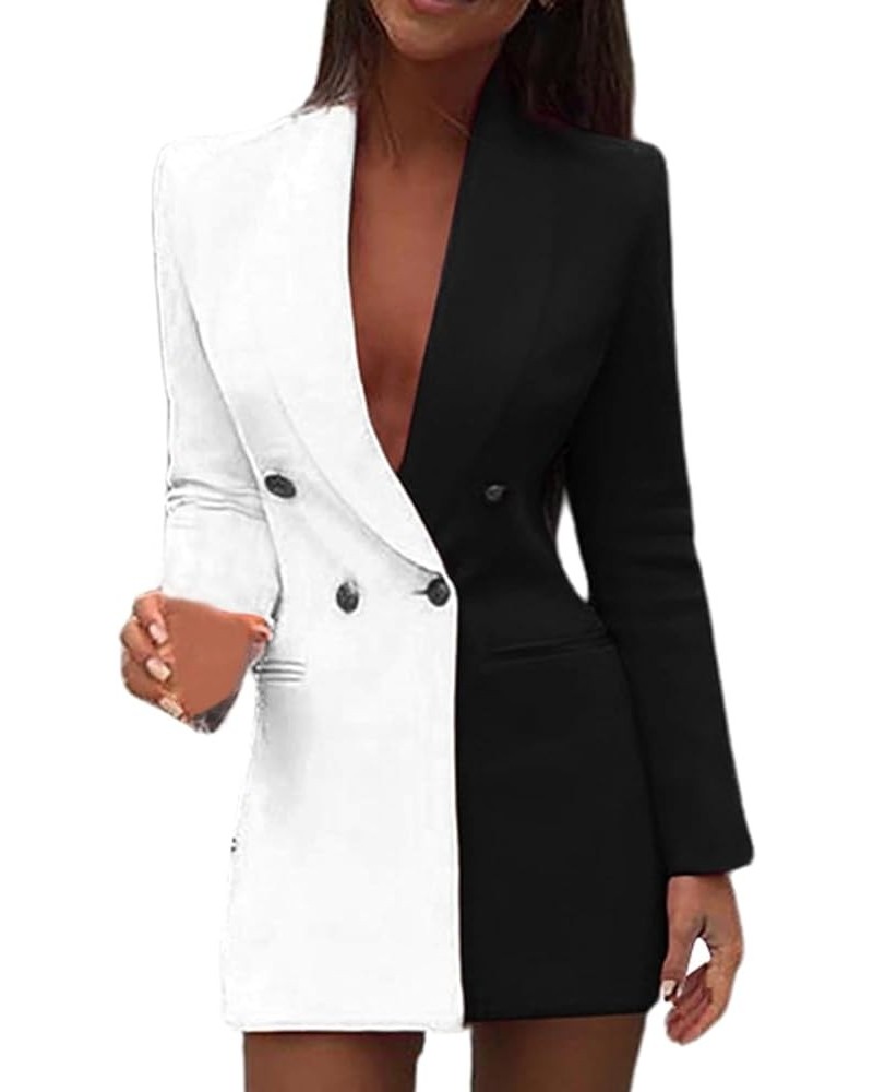 Oversized Blazers for Women Long Sleeve Open Front Jacket Coat Workwear 2023 Fashion Notched Collar Jackets Blazer 2331-nfhhs...