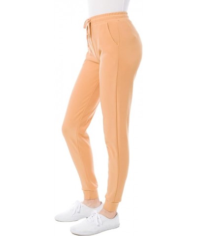 Women's Lightweight Scuba Joggers with Pockets for Women Workout & Lounge Pants Sand Stone $10.77 Pants