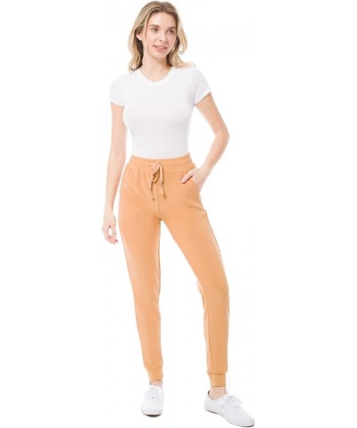 Women's Lightweight Scuba Joggers with Pockets for Women Workout & Lounge Pants Sand Stone $10.77 Pants