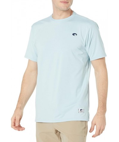 Voyage Performance Technical Crew Short Sleeve Shirt Marine Heather $14.25 Activewear