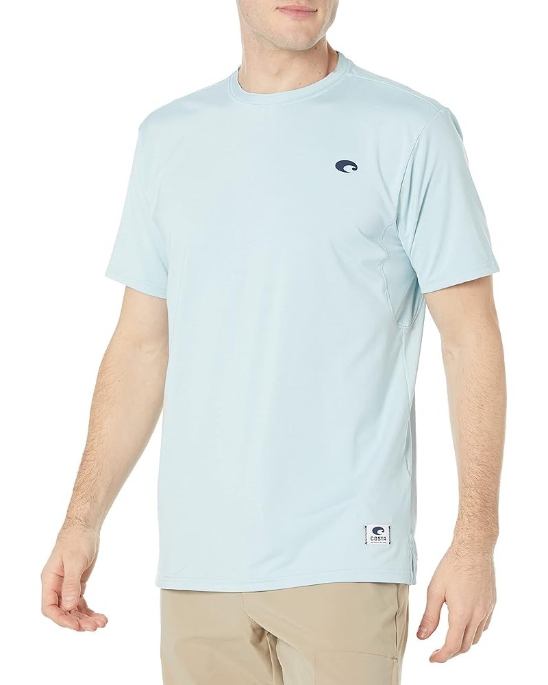 Voyage Performance Technical Crew Short Sleeve Shirt Marine Heather $14.25 Activewear